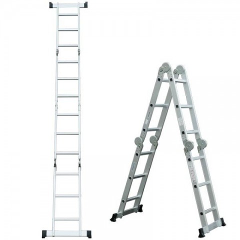 Thang nhôm gấp đa năng 4 đoạn Advindeq ADM103